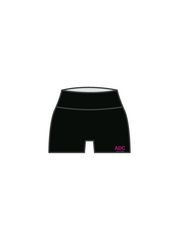 ADC DANCE & FITNESS - YOGA SHORTS BLACK (IN-STOCK)