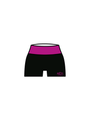 ARTS ALL ROUND THEATRE SCHOOL - YOGA SHORTS BLACK/PINK (IN-STOCK)