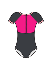 ARABELLA DANCE ACADEMY - ZARA SHORT SLEEVE LEOTARD (BESPOKE)
