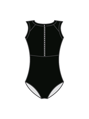 ADC DANCE & FITNESS - ZARA LEOTARD BLACK (IN-STOCK)