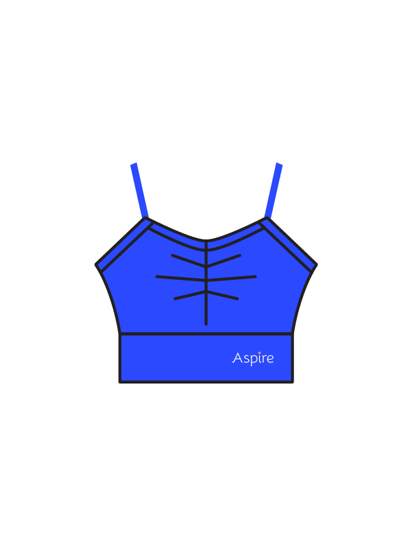 ASPIRE DANCE AND THEATRE ACADEMY -  BESS CROP (BESPOKE)
