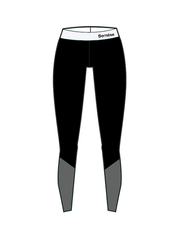 BERNESE - ANKLE PANEL LEGGINGS BLACK/GREY (BESPOKE)