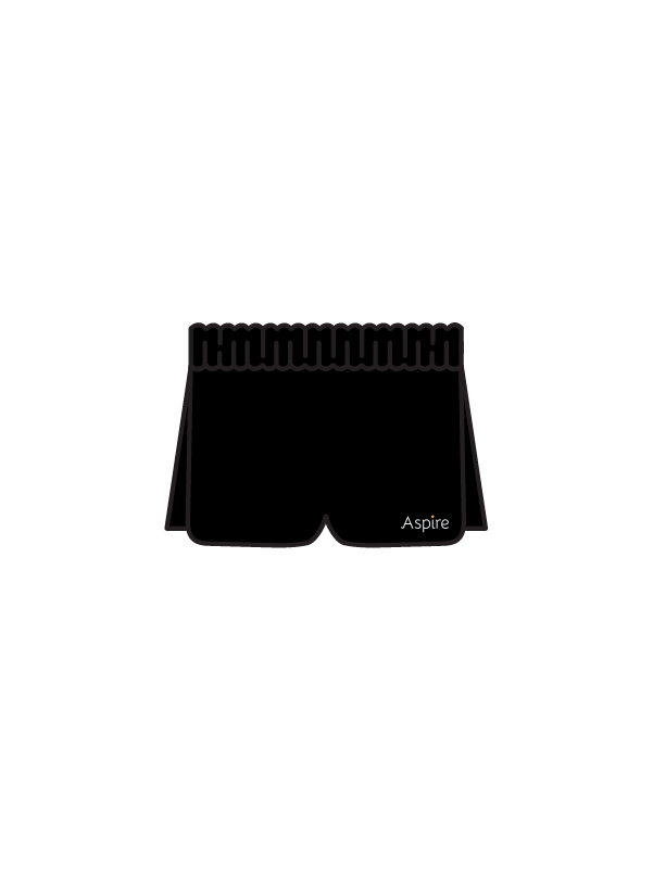 ASPIRE DANCE AND THEATRE ACADEMY - DUAL SHORTS BLACK (IN-STOCK)