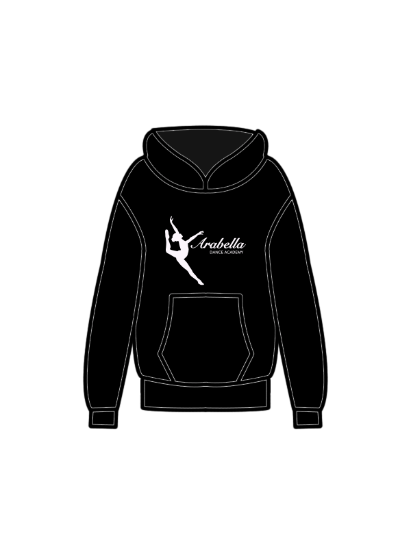 ARABELLA DANCE ACADEMY - HOODIE BLACK (J) (IN-STOCK)