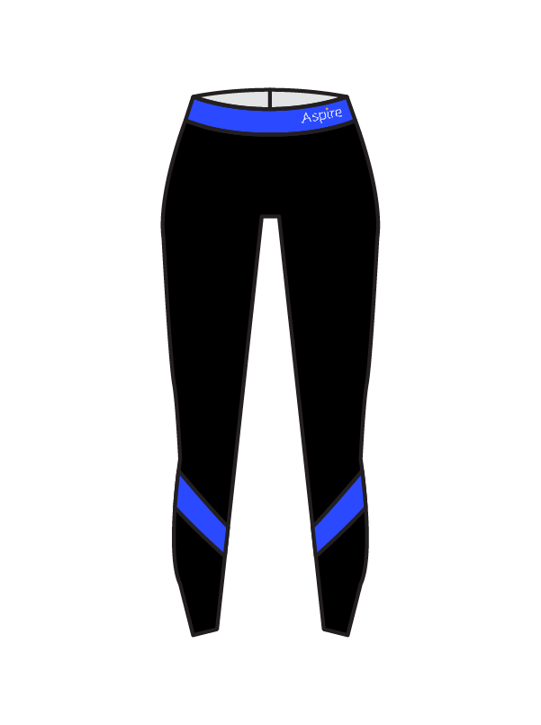 ASPIRE DANCE AND THEATRE ACADEMY - CALF PANEL LEGGINGS (BESPOKE)