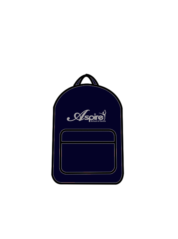 ASPIRE SCHOOL OF DANCE - BACKPACK NAVY (B) (IN-STOCK)