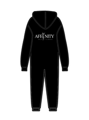 AFFINITY DANCE SCHOOL - ONESIE BLACK (S) (IN-STOCK)