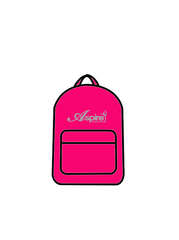 ASPIRE SCHOOL OF DANCE - BACKPACK PINK (B) (IN-STOCK)