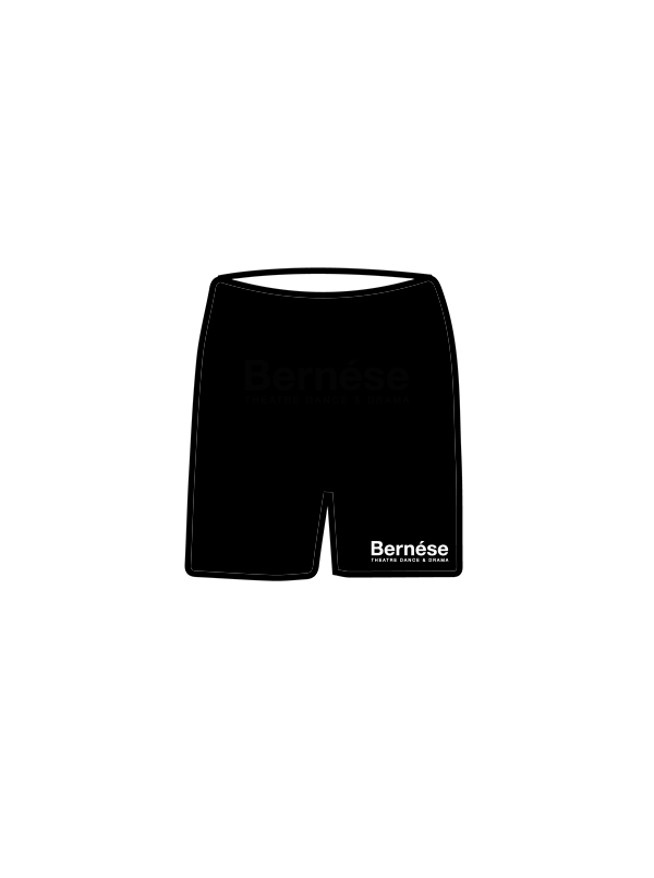 BERNESE - BOYS SPORTS SHORTS BLACK (J) (IN-STOCK)