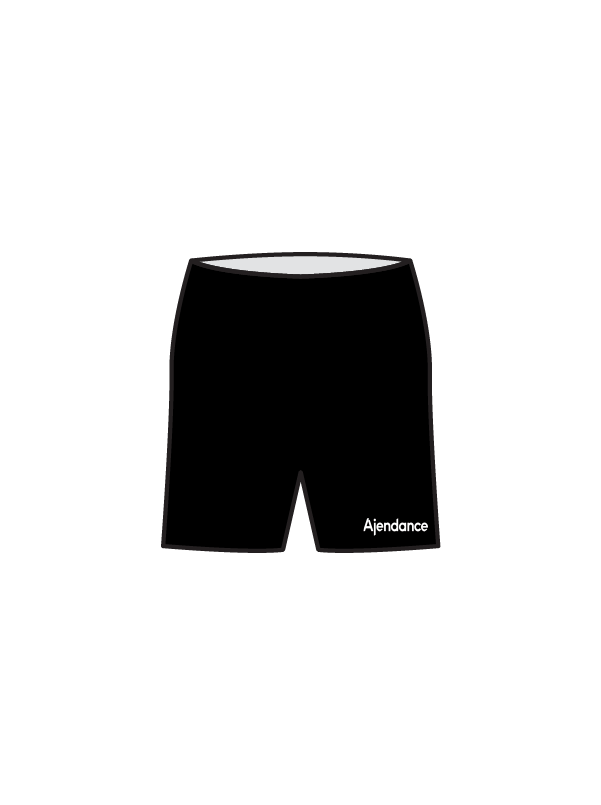 AJENDANCE - BOYS SPORTS SHORTS BLACK (J) (IN-STOCK)