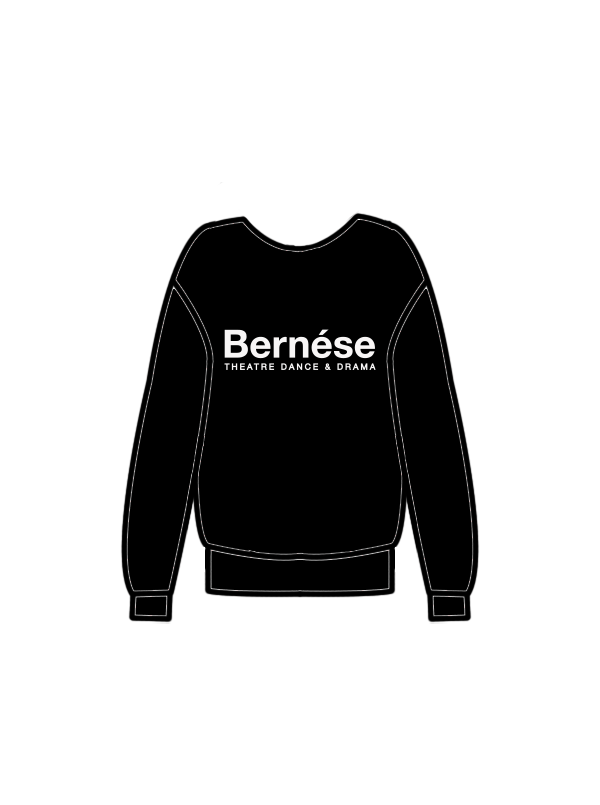 BERNESE - BLACK SWEATSHIRT (J) (IN-STOCK)