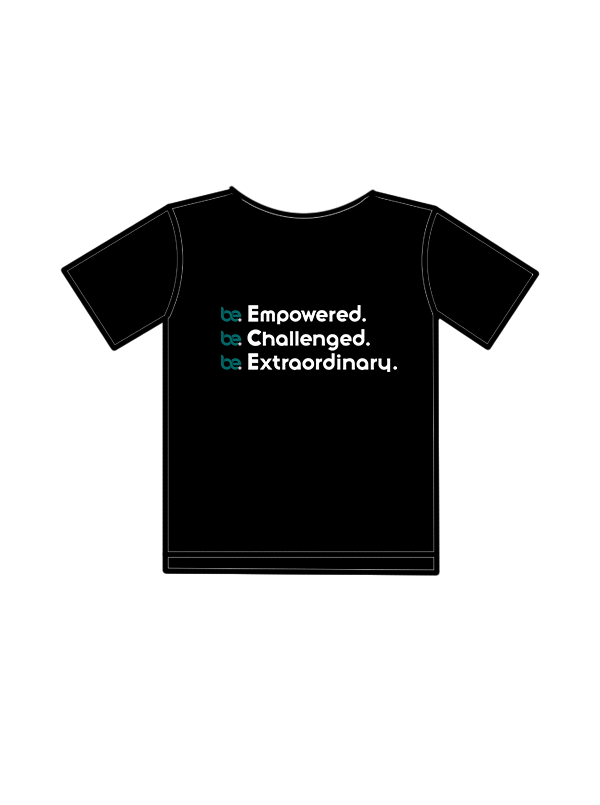 BE.TRAINING - T-SHIRT BLACK (S) (IN-STOCK)