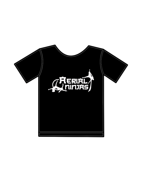 AERIAL NINJAS - T-SHIRT BLACK (G) (IN-STOCK)