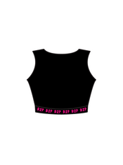 BORN 2 PERFORM - ZOE BRANDED ELASTIC CROP (BESPOKE)