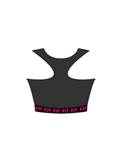 BORN 2 PERFORM - ZOE BRANDED ELASTIC CROP (BESPOKE)