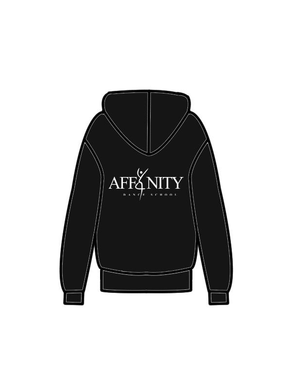 AFFINITY DANCE SCHOOL - ZOODIE BLACK (J) (IN-STOCK)